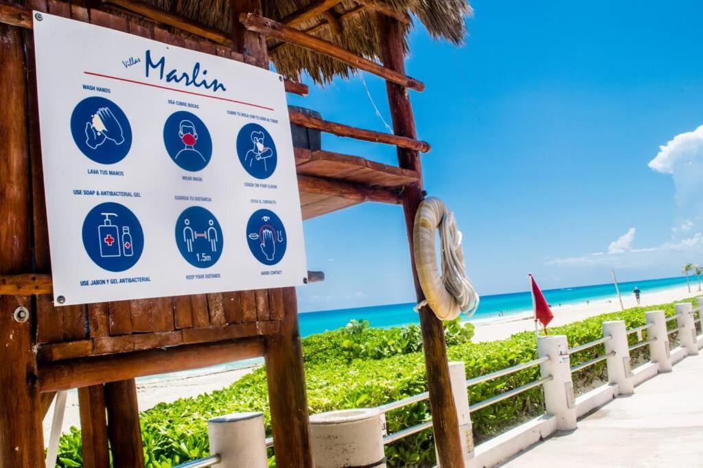 Ocean front Villa, best locacion in hotel zone Cancún Exterior foto